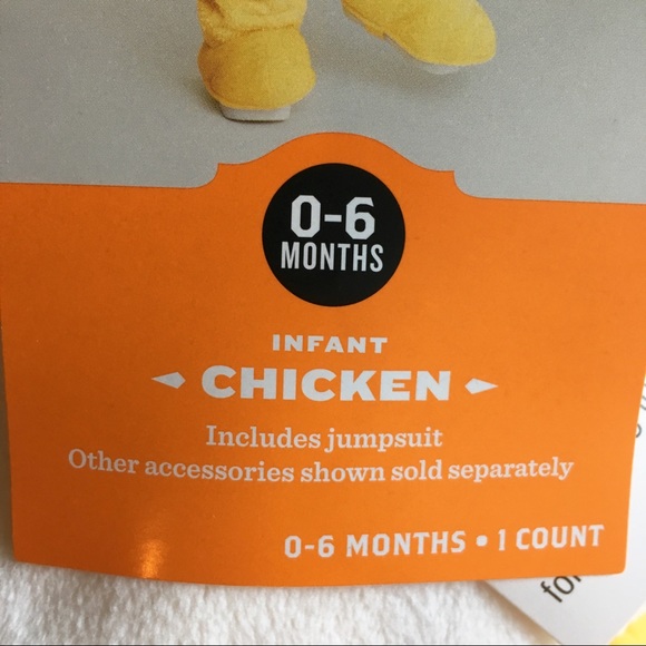 Hyde & Eek Chicken Halloween Costume Soft 0-6 Mos - Picture 4 of 6